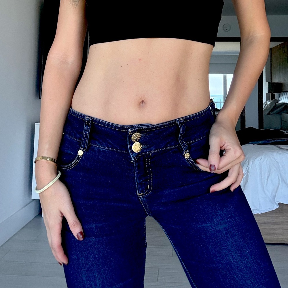 Studio F Perfect-Fit Stretch Jeans - Size 2